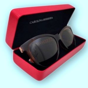 Carolina Herrera Sunglasses w/ Case and Cloth NEW Latinx Couture Designer